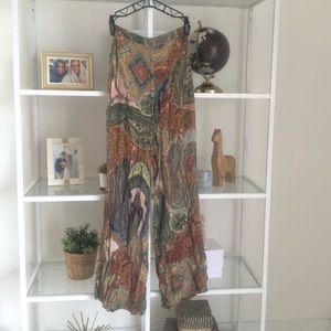 Zara flare paisley pants